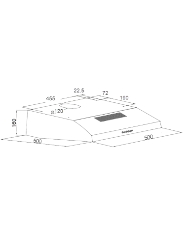 Витяжка кухонна AKPO WK-7 K Glass