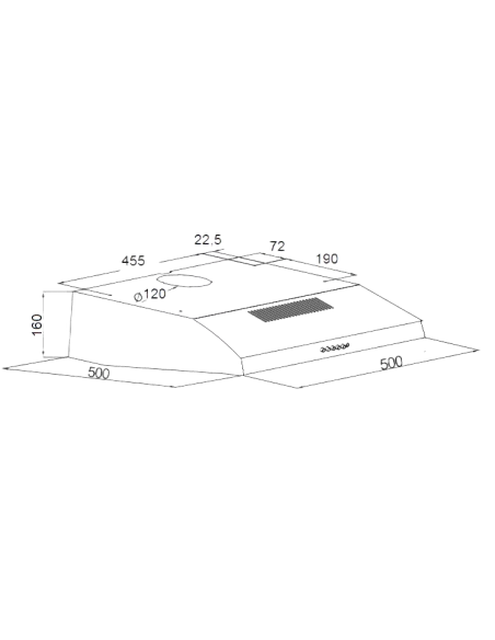 Вытяжка кухонная AKPO WK-7 K Glass