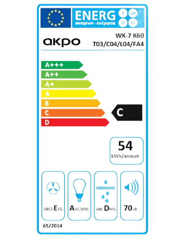 Витяжка кухонна AKPO WK-7 K Glass