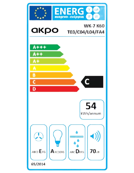 Вытяжка кухонная AKPO WK-7 K Glass