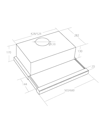 Витяжка кухонна AKPO WK-7 Light eco