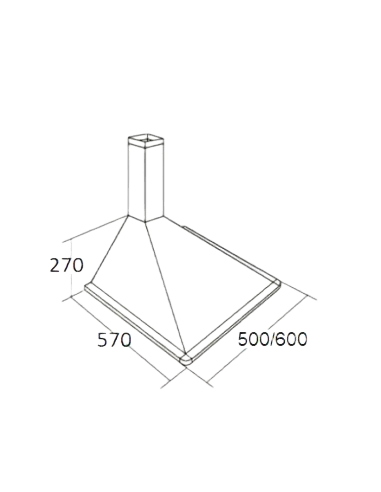 Вытяжка кухонная AKPO WK-5 Elegant Turbo