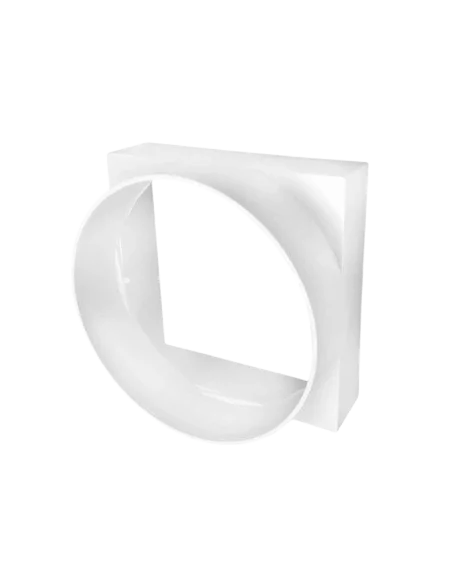 Переходник с квадрата 90*90 на круг диаметром 100 мм.