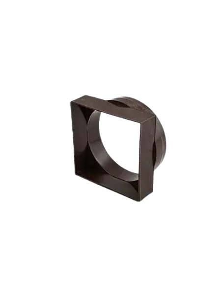 Перехідник із квадрата 90*90 на коло діаметром 100 мм.